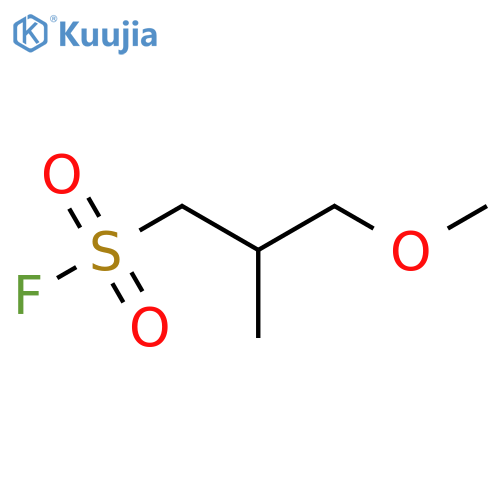 3-Methoxy-2-methylpropane-1-sulfonyl fluoride structure