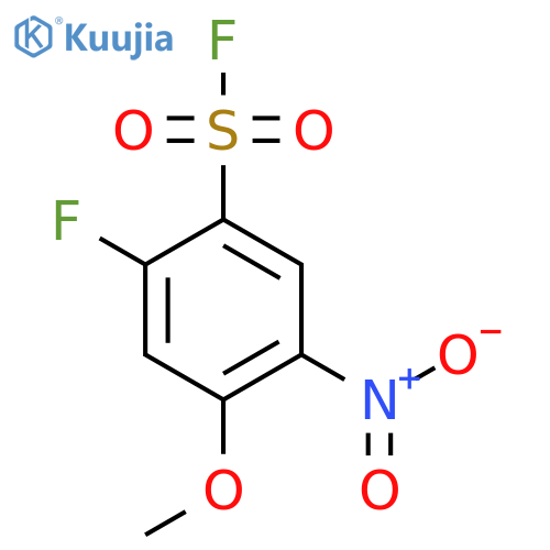 2-Fluoro-4-methoxy-5-nitrobenzene-1-sulfonyl fluoride structure