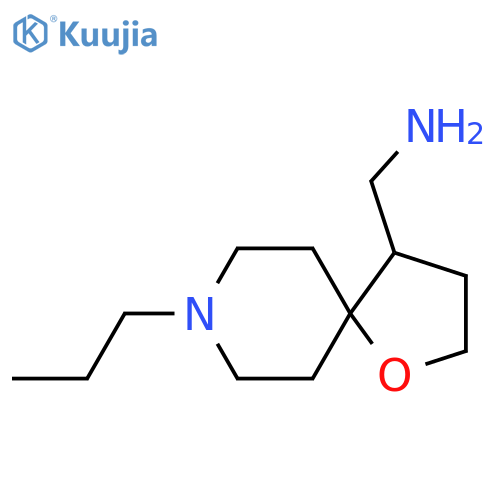 {8-Propyl-1-oxa-8-azaspiro[4.5]decan-4-yl}methanamine structure