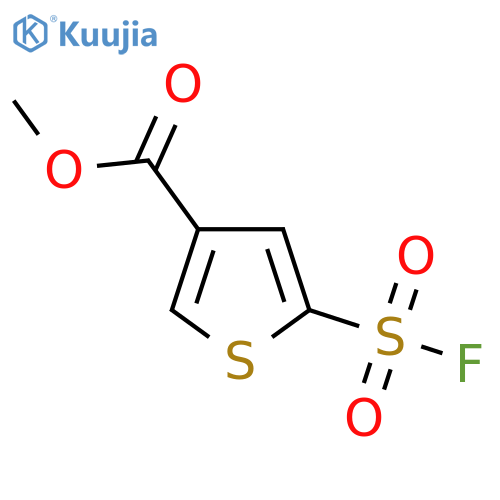 Methyl 5-(fluorosulfonyl)thiophene-3-carboxylate structure