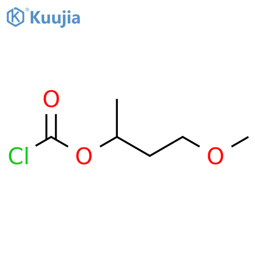 Carbonochloridic acid, 3-methoxy-1-methylpropyl ester structure