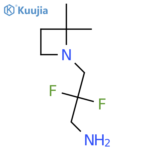 1-Azetidinepropanamine, β,β-difluoro-2,2-dimethyl- structure