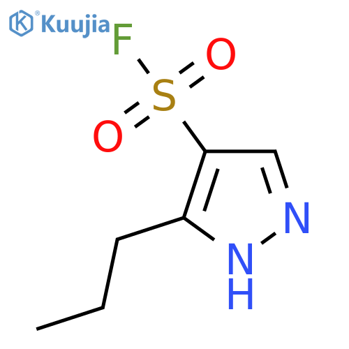 3-propyl-1H-pyrazole-4-sulfonyl fluoride structure