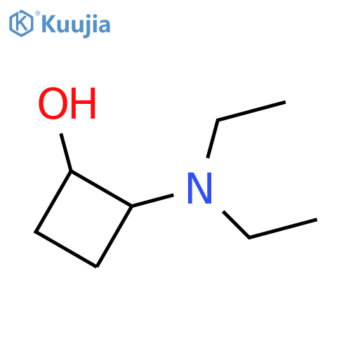 2-(Diethylamino)cyclobutan-1-ol structure
