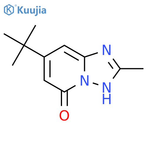 7-tert-butyl-2-methyl-1,2,4triazolo1,5-apyridin-5-ol structure