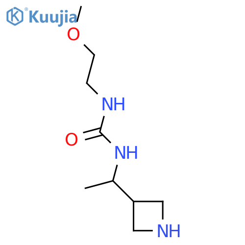 1-1-(azetidin-3-yl)ethyl-3-(2-methoxyethyl)urea structure