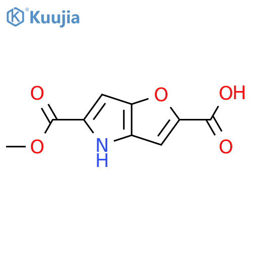 5-(methoxycarbonyl)-4H-furo[3,2-b]pyrrole-2-carboxylic acid structure