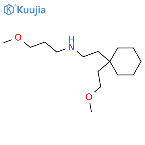 {2-[1-(2-Methoxyethyl)cyclohexyl]ethyl}(3-methoxypropyl)amine structure