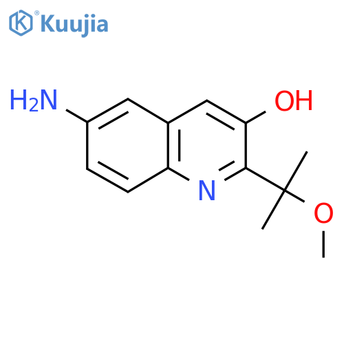 6-Amino-2-(2-methoxypropan-2-yl)quinolin-3-ol structure