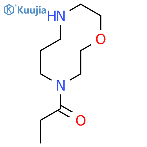 1-(1,4,8-Oxadiazecan-4-yl)propan-1-one structure
