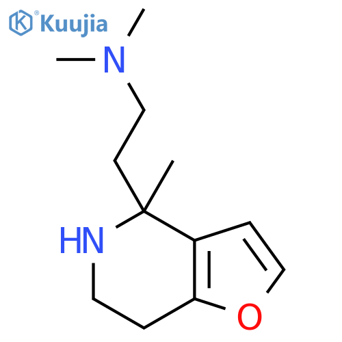 dimethyl(2-{4-methyl-4H,5H,6H,7H-furo3,2-cpyridin-4-yl}ethyl)amine structure
