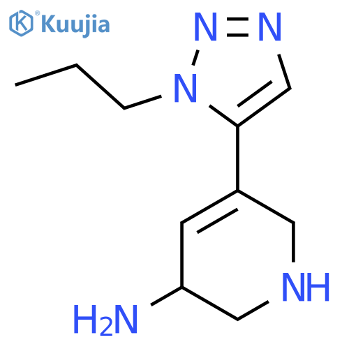 5-(1-propyl-1H-1,2,3-triazol-5-yl)-1,2,3,6-tetrahydropyridin-3-amine structure