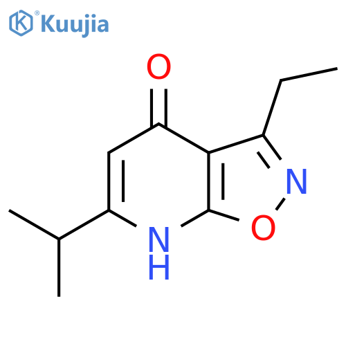 3-Ethyl-6-(propan-2-yl)-[1,2]oxazolo[5,4-b]pyridin-4-ol structure