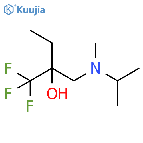 2-Butanol, 1,1,1-trifluoro-2-[[methyl(1-methylethyl)amino]methyl]- structure