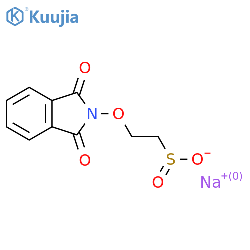 sodium 2-[(1,3-dioxo-2,3-dihydro-1H-isoindol-2-yl)oxy]ethane-1-sulfinate structure