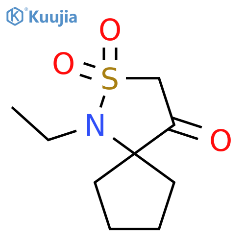 1-ethyl-2lambda6-thia-1-azaspiro4.4nonane-2,2,4-trione structure