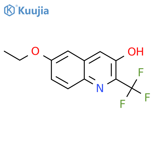 6-Ethoxy-2-(trifluoromethyl)quinolin-3-ol structure