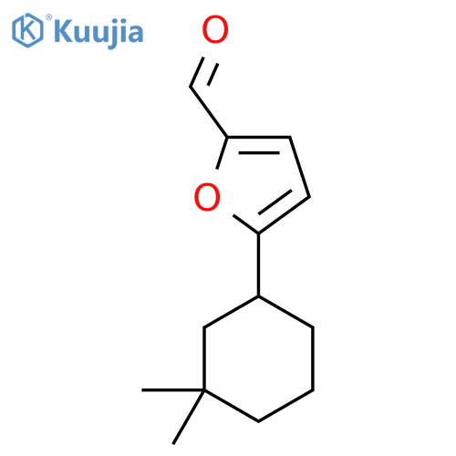 5-(3,3-Dimethylcyclohexyl)furan-2-carbaldehyde structure