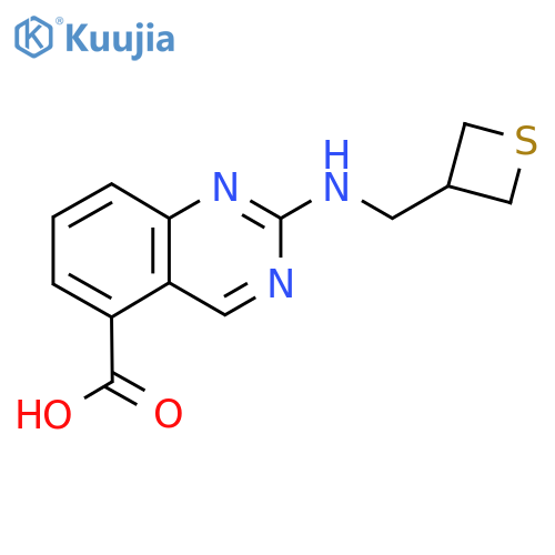 2-{(thietan-3-yl)methylamino}quinazoline-5-carboxylic acid structure
