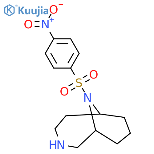 10-(4-Nitrobenzenesulfonyl)-3,10-diazabicyclo[4.3.1]decane structure