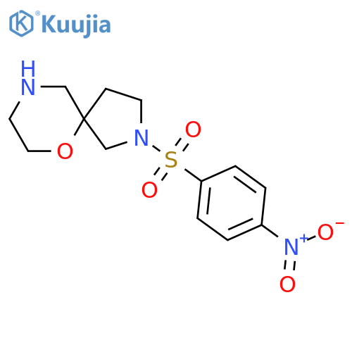 2-(4-Nitrobenzenesulfonyl)-6-oxa-2,9-diazaspiro[4.5]decane structure