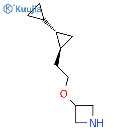 rac-3-{2-(1R,2R)-2-cyclopropylcyclopropylethoxy}azetidine structure