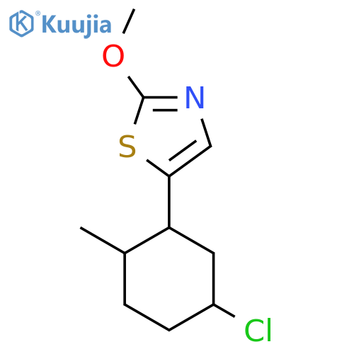 5-(5-Chloro-2-methylcyclohexyl)-2-methoxy-1,3-thiazole structure