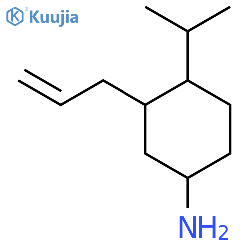 3-(Prop-2-en-1-yl)-4-(propan-2-yl)cyclohexan-1-amine structure