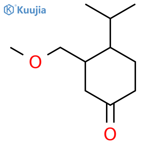 3-(Methoxymethyl)-4-(propan-2-yl)cyclohexan-1-one structure