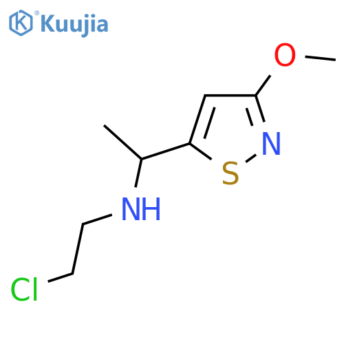 (2-chloroethyl)1-(3-methoxy-1,2-thiazol-5-yl)ethylamine structure