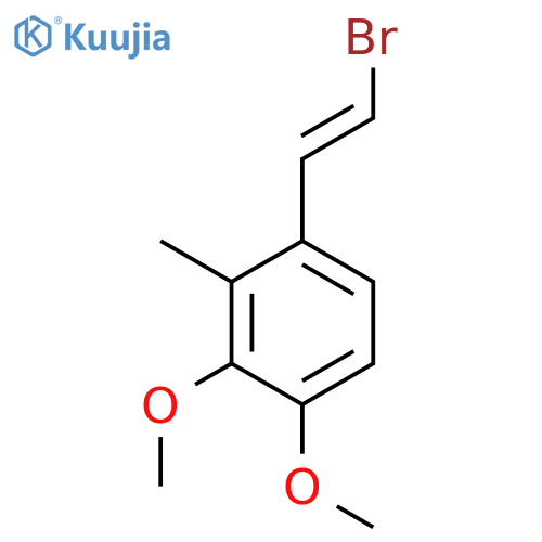 1-(2-Bromoethenyl)-3,4-dimethoxy-2-methylbenzene structure
