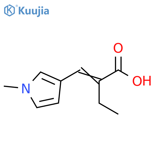 Butanoic acid, 2-[(1-methyl-1H-pyrrol-3-yl)methylene]- structure