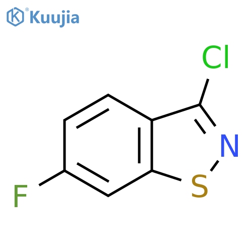 3-chloro-6-fluoro-1,2-benzothiazole structure