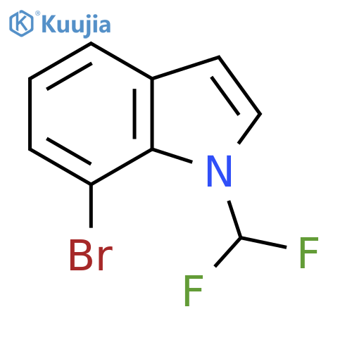 7-bromo-1-(difluoromethyl)-1H-indole structure