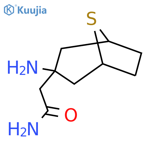 2-{3-amino-8-thiabicyclo3.2.1octan-3-yl}acetamide structure