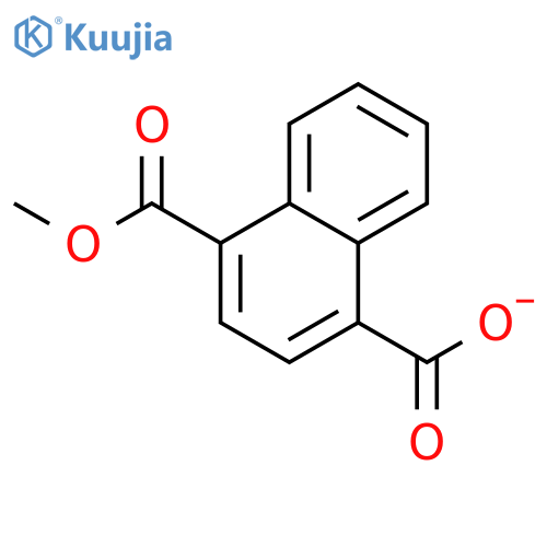 1,4-Naphthalenedicarboxylic acid, monomethyl ester structure
