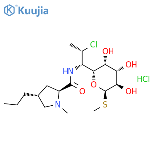 Clindamycin hydrochloride structure