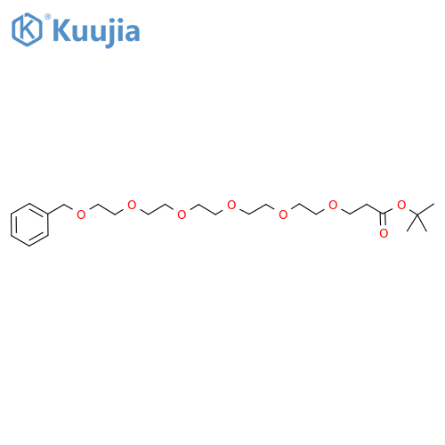 Benzyl-PEG6-t-butyl ester structure