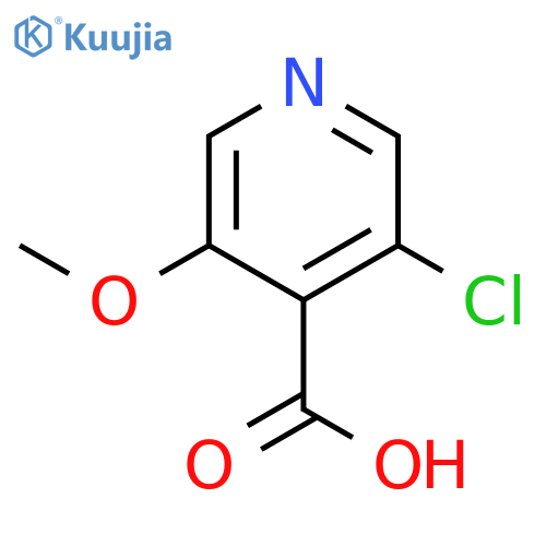 3-chloro-5-methoxypyridine-4-carboxylic acid structure