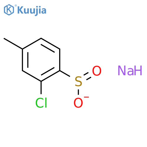 Benzenesulfinic acid,2-chloro-4-methyl-, sodium salt (1:1) structure