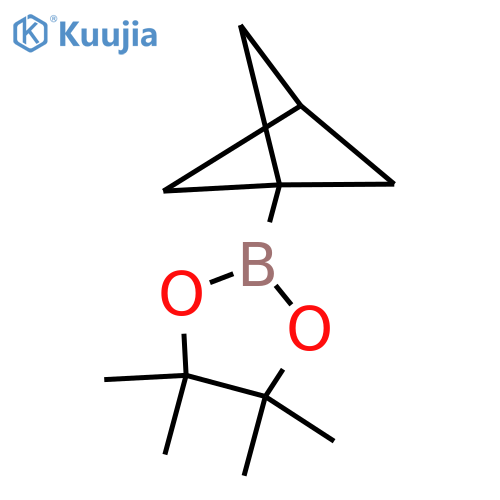 2-{bicyclo[1.1.1]pentan-1-yl}-4,4,5,5-tetramethyl-1,3,2-dioxaborolane structure
