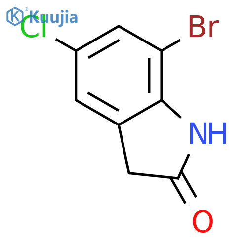7-Bromo-5-chloroindolin-2-one structure