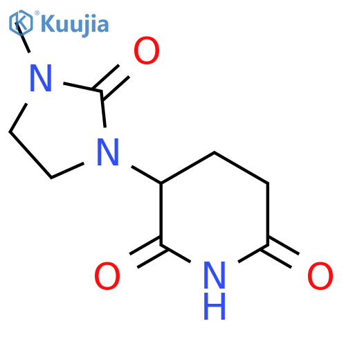 3-(3-Methyl-2-oxoimidazolidin-1-yl)piperidine-2,6-dione structure