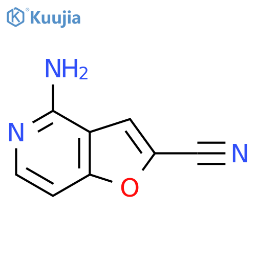 4-aminofuro3,2-cpyridine-2-carbonitrile structure