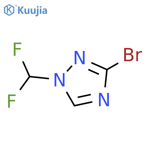 3-bromo-1-(difluoromethyl)-1H-1,2,4-triazole structure