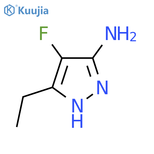 3-ethyl-4-fluoro-1H-pyrazol-5-amine structure