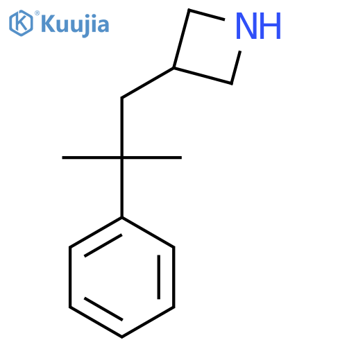 3-(2-methyl-2-phenylpropyl)azetidine structure