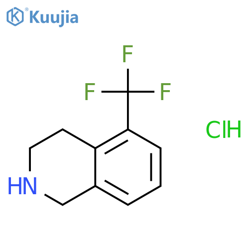 5-(TRIFLUOROMETHYL)-1,2,3,4-TETRAHYDROISOQUINOLINE hydrochloride structure