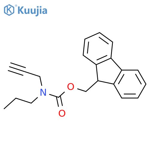 (9H-fluoren-9-yl)methyl N-(prop-2-yn-1-yl)-N-propylcarbamate structure
