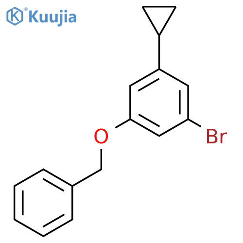 1-(Benzyloxy)-3-bromo-5-cyclopropylbenzene structure